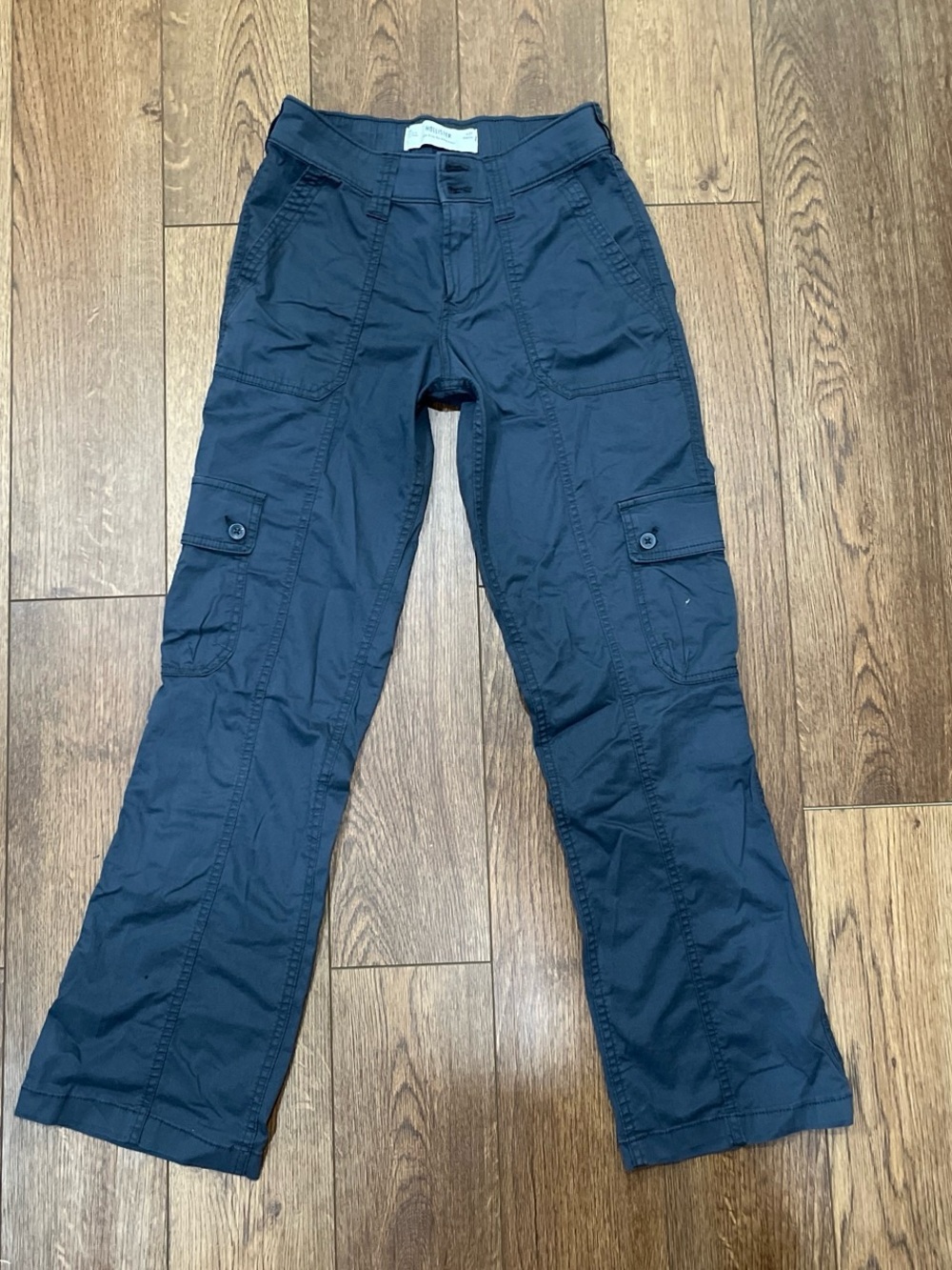 Hollister Women’s Blue Gray Cargo Pants